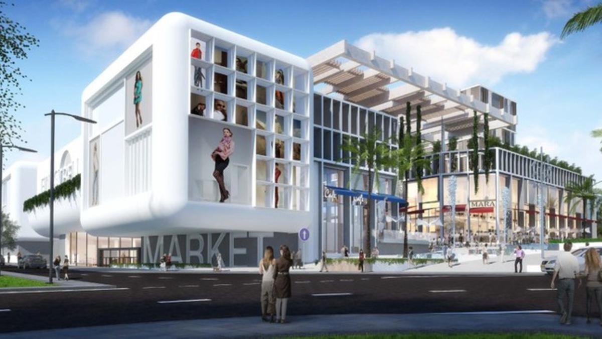 Imagen virtual del futuro centro comercial de Esplugues.