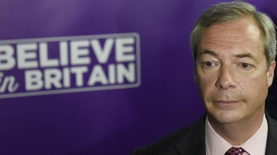El fins ara líder del UKIP, Nigel Farage.