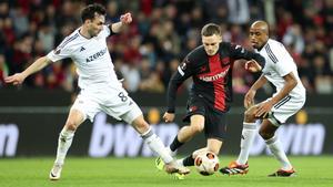 Resumen, goles y highlights del Bayer Leverkusen 3 - 2 Qarabag de la vuelta de octavos de final de la Europa League