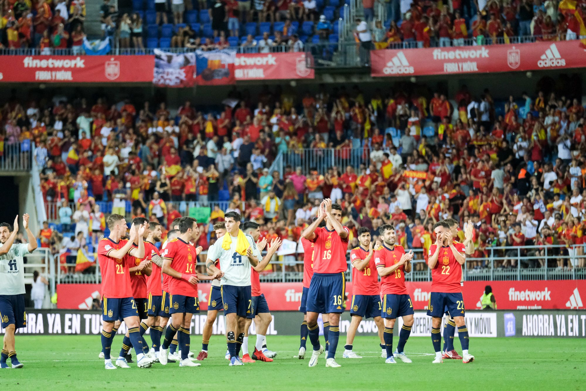 El España - República Checa en La Rosaleda, en imágenes