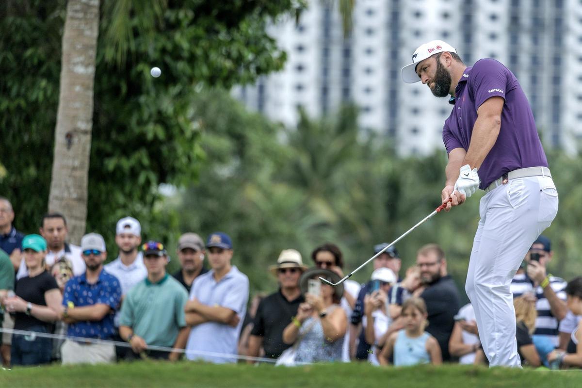 Jon Rahm acabó con vuelta de +1 y en el puesto decimoséptimo en el arranque en Miami