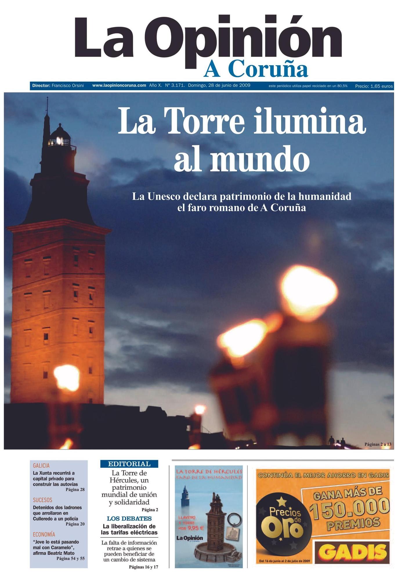 Las portadas destacadas de LA OPINIÓN en sus 25 años que puedes encontrar en la exposición de La Marina