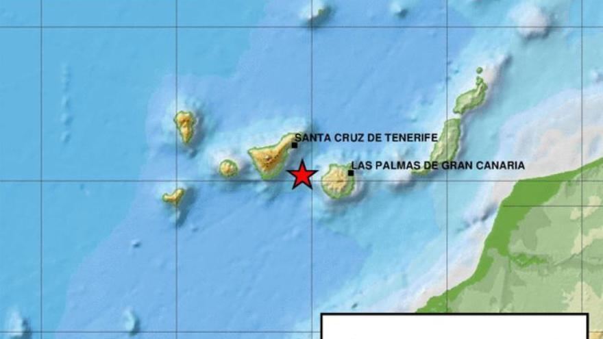 Temblor en el Volcán de Enmedio