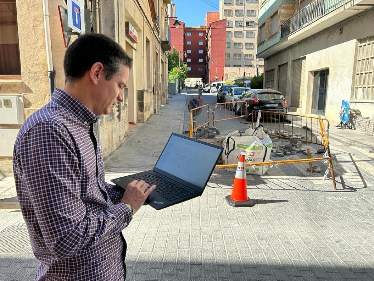 Pruebas con el "cono inteligente" de Erum dentro de Sandbox de Alcoy