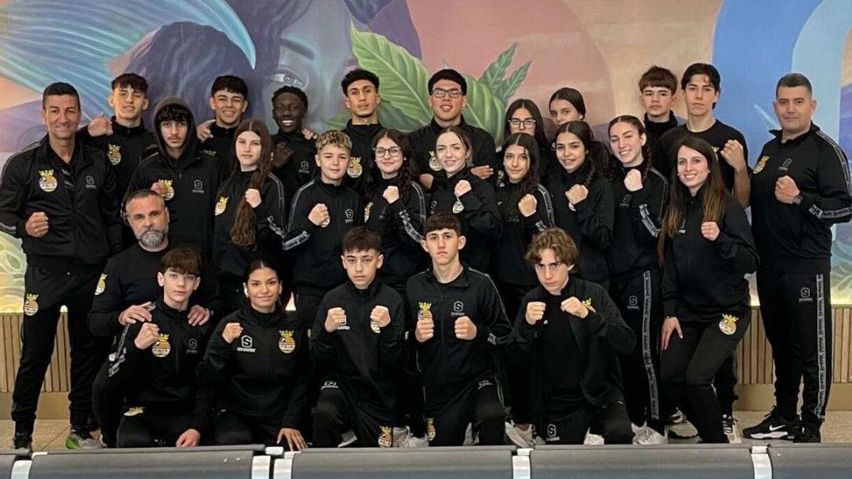 La delegación balear que ha acudido al Campeonato de España en Palencia