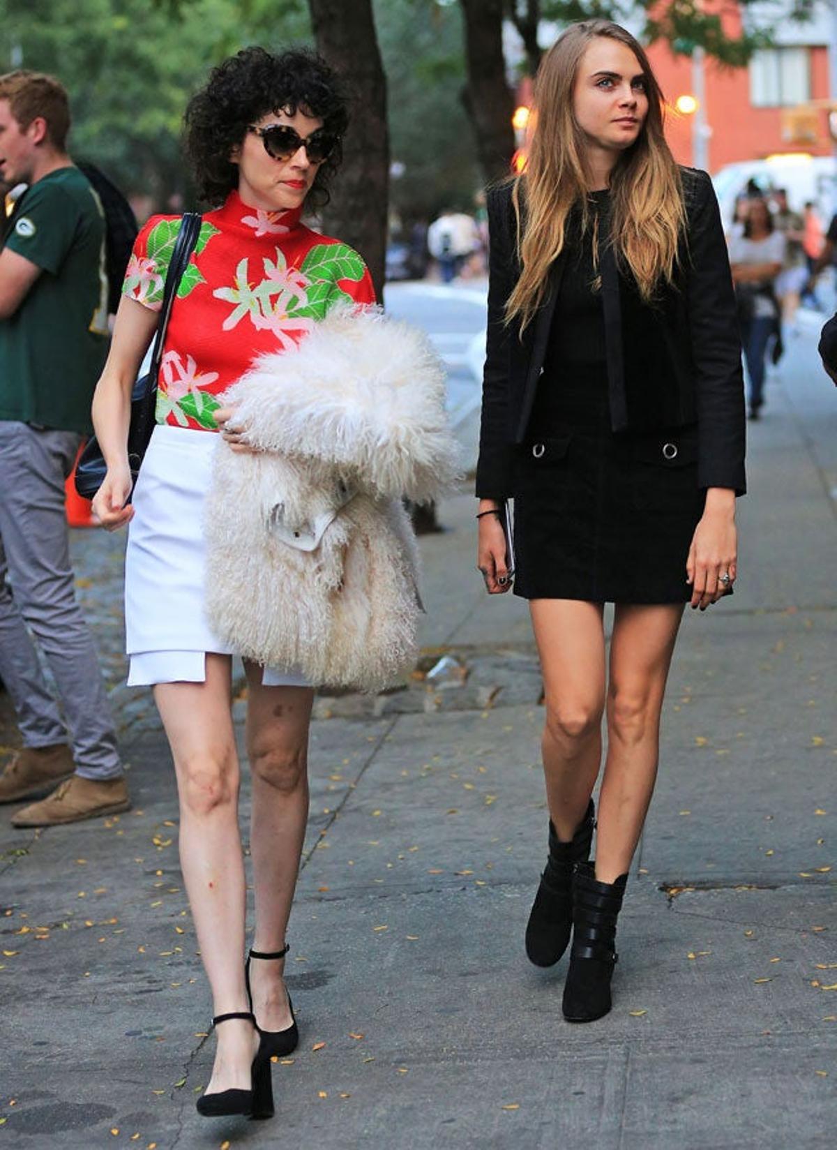 Cara Delevingne y St Vincent salen a cenar en Nueva York