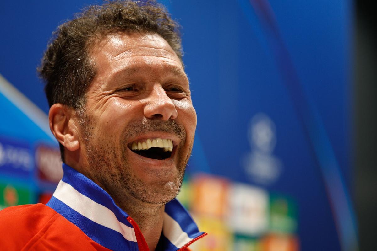 Diego Simeone, en la rueda de prensa previa al Arsenal - Atlético de Champions