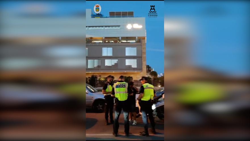 17 denuncias en menos de tres horas en un control a conductores de Ibiza