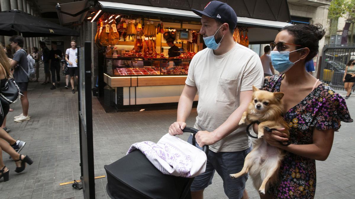 El Mercado de la Boqueria tiene todo tipo de clientes