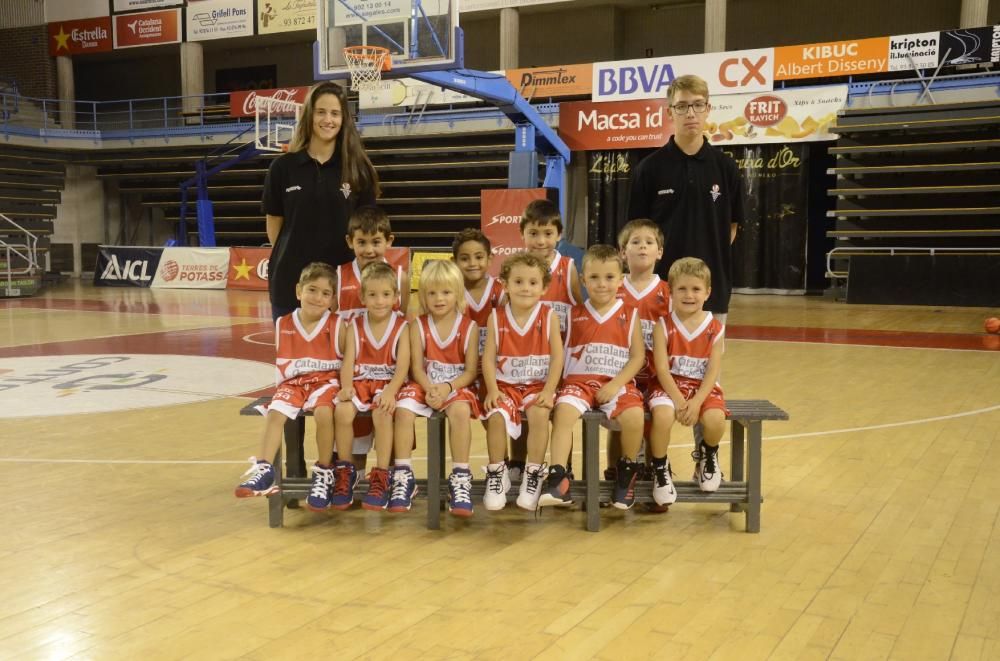 Tots els equips del planter del Bàsquet Manresa