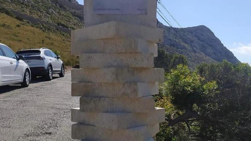 Pollença restituye el monolito dedicado a los presos republicanos en Formentor