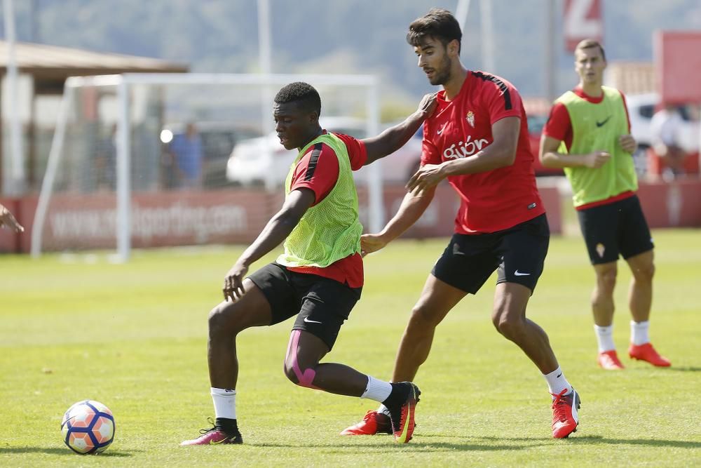 Entrenamiento del Sporting