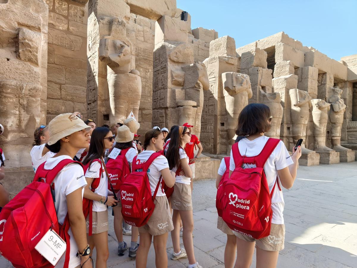 Los exploradores de Madrid Xplora, en Egipto.