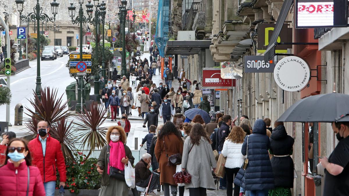 Así ha vivido Vigo el primer sábado de cierre de la hostelería