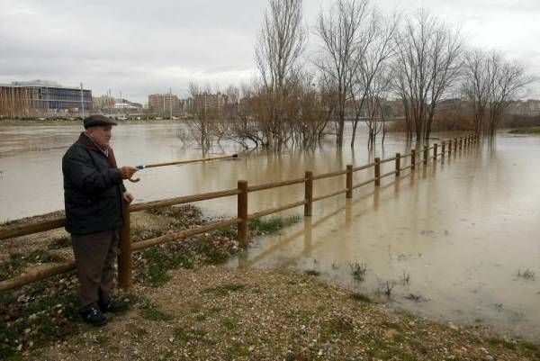 Fotogalería: Crecida en el río Ebro