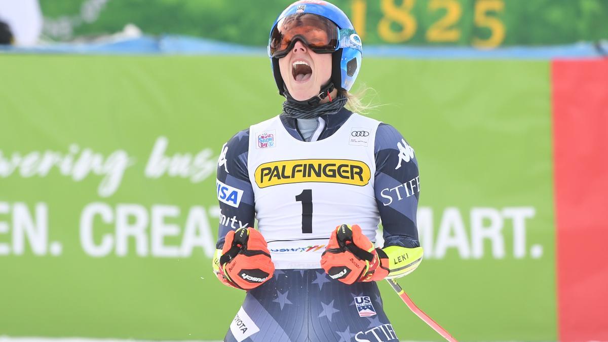 La esquiadora alpina estadounidense Mikaela Shiffrin
