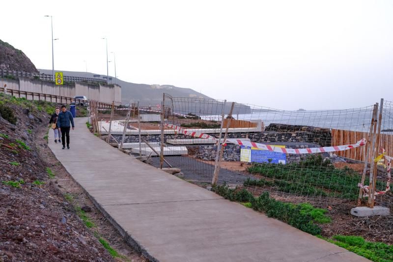 Las obras del mirador del Lloret, abandonadas