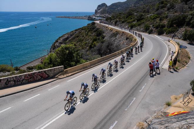 Segunda etapa del Tour de France a su paso por el Garraf