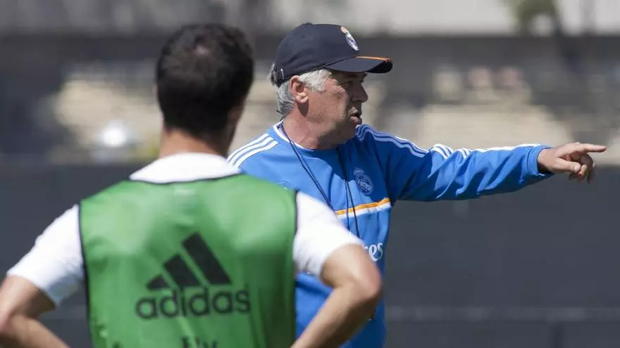 Ancelotti sigue entrenando con normalidad, tras el anuncio de su marcha a Brasil
