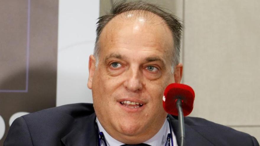 Tebas: &quot;Tendría que aplicarse el artículo 155 en la final de la Copa para evitar la pitada&quot;