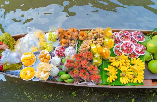 Mercado flotante de Amphawa, Tailandia