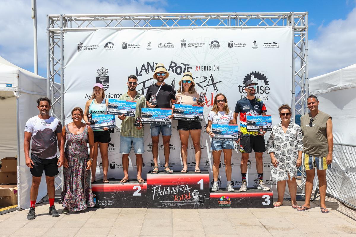 Ganadores de la distinacia reina de la Famara Total 2026