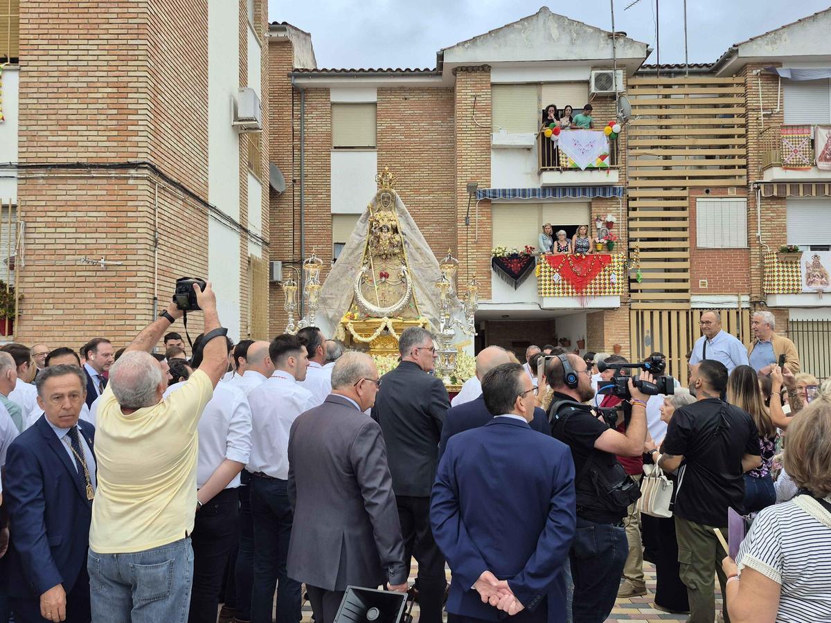 Salida extraordinaria de la Virgen de la Sierra de Cabra.