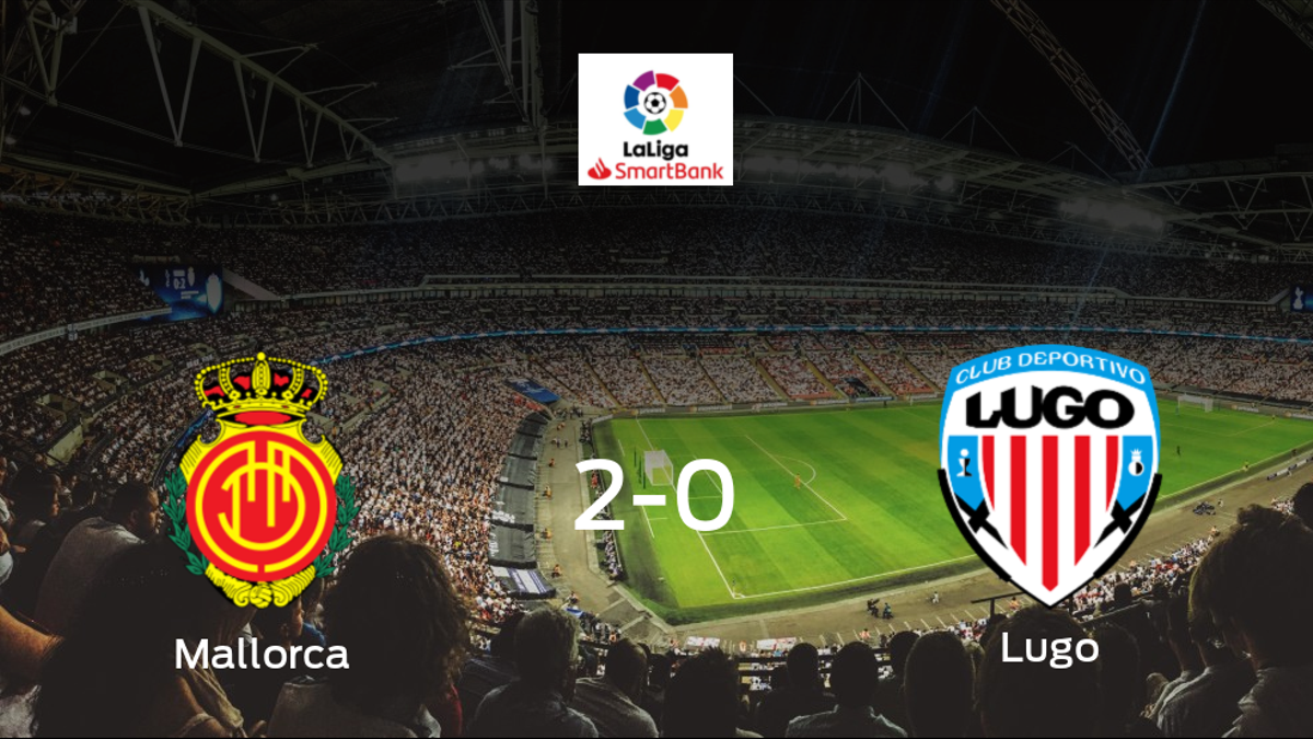 El Mallorca consigue la victoria en casa frente al Lugo (2-0)