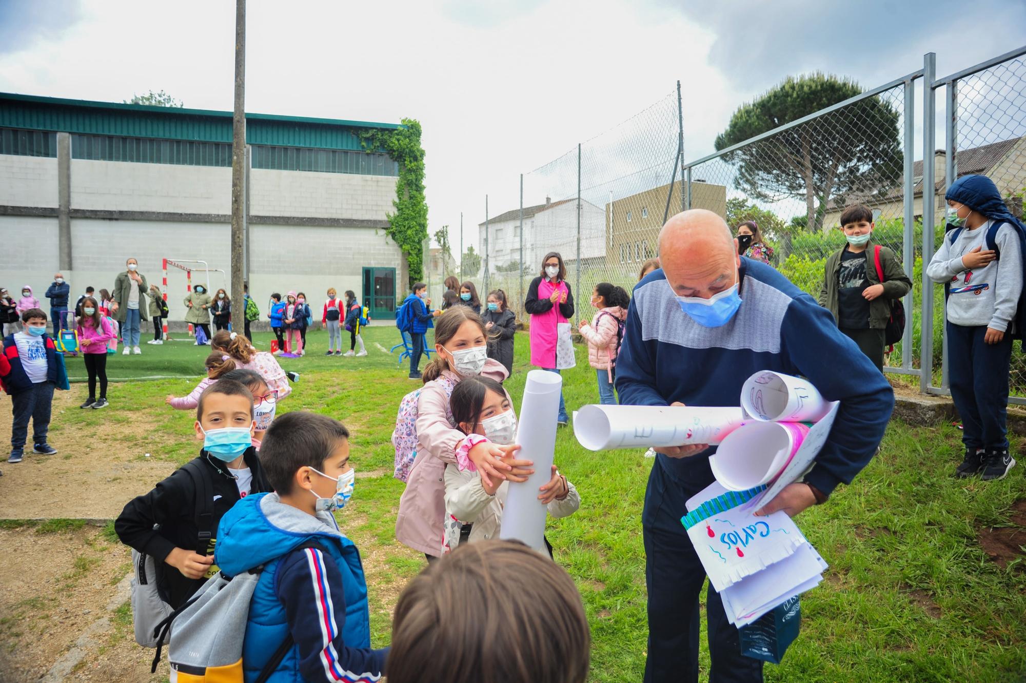 El colegio San Tomé despide al profe Carlos