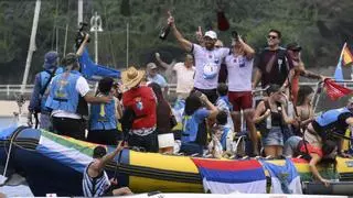 EN DIRECTO: Walter Bouzán y Bertín Llera repiten victoria en el Descenso del Sella con un sprint final de infarto