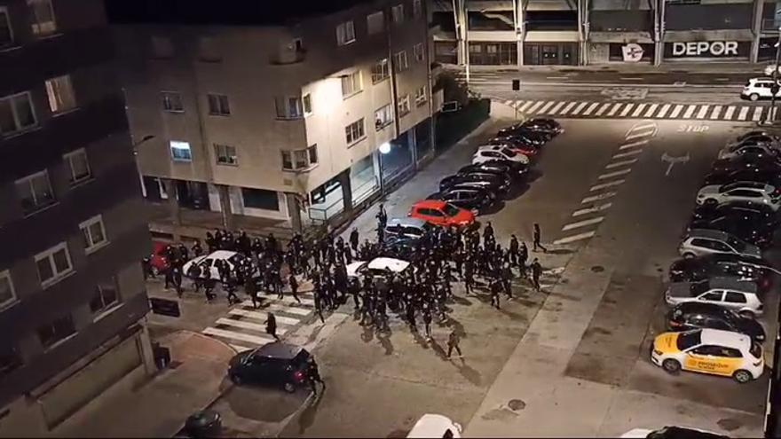 Sanciones de 30.000 euros para 14 ultras del Deportivo y Málaga