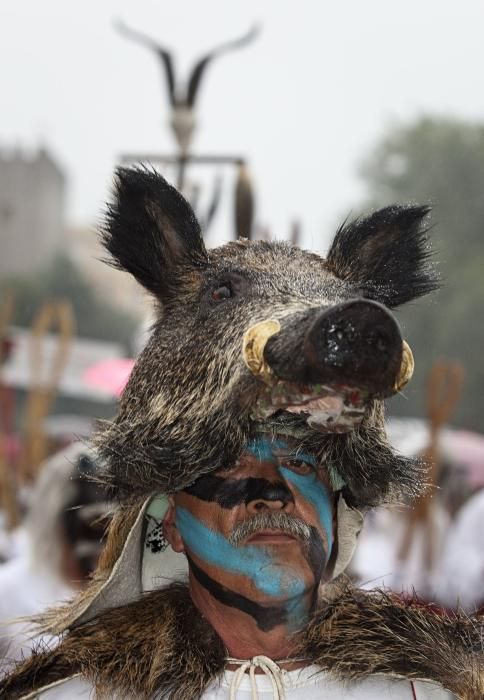 Desfile de máscaras ibéricas en Gijón