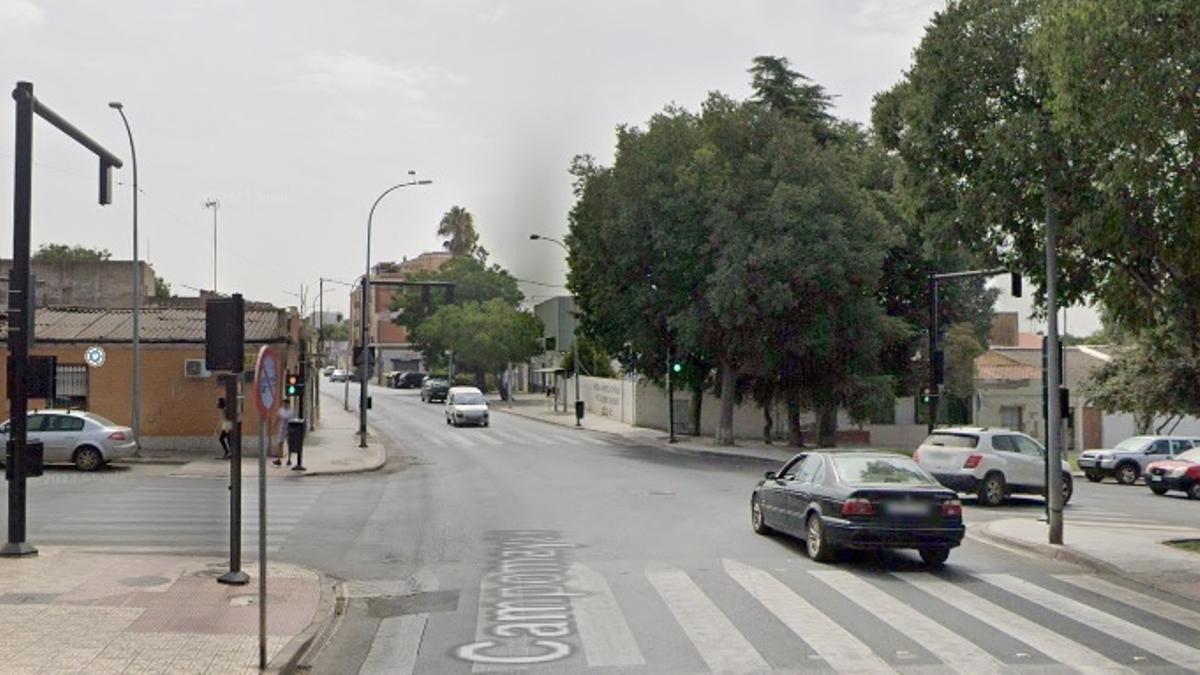 Lugar de los hechos entre la avenida Padre Tacoronte y calle Gurugú.