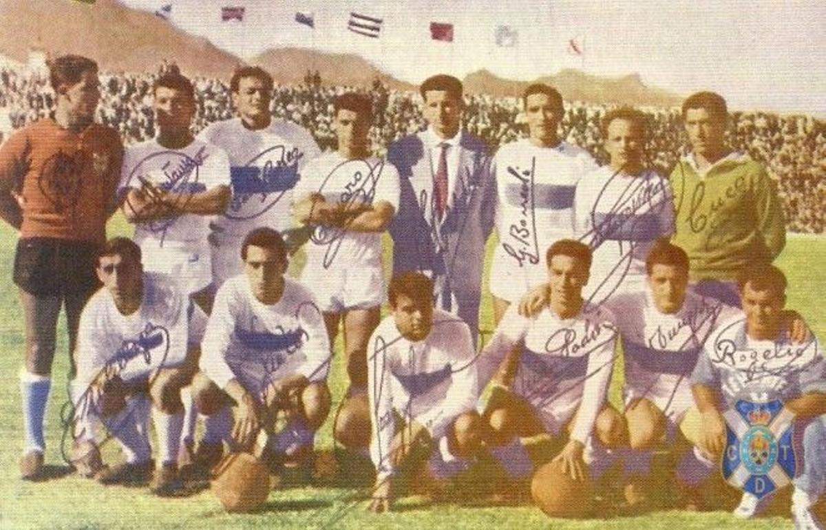 Alineación con la que se logró el ascenso del 61.