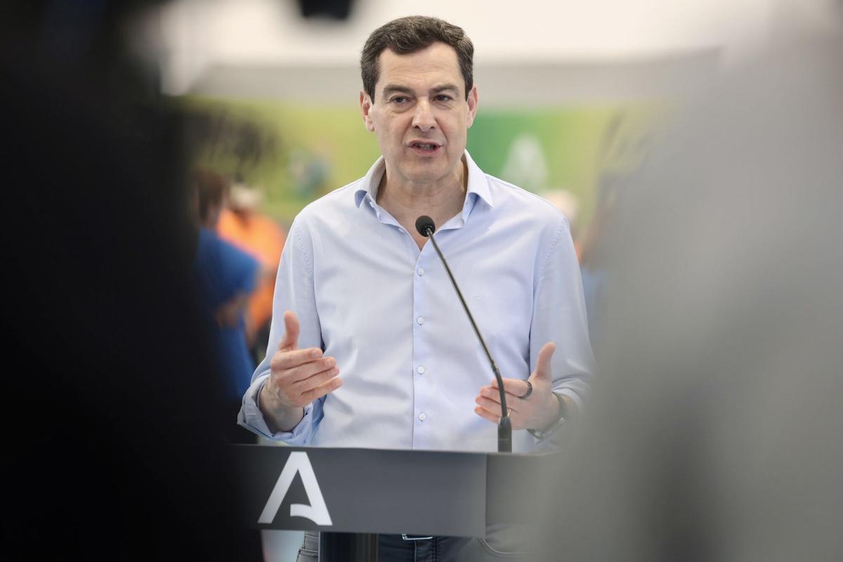 El presidente Juanma Moreno en El Puerto de Santa María