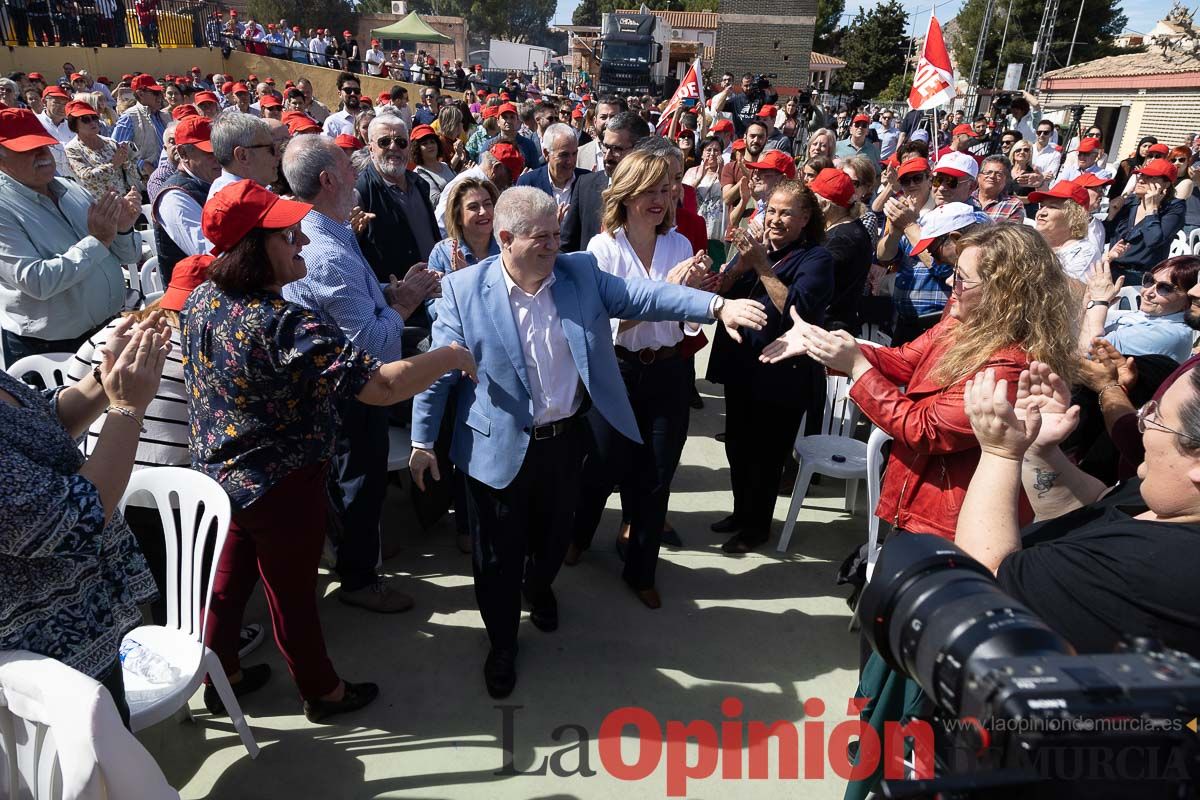 Presentación de José Vélez como candidato del PSOE a la presidencia de la Comunidad