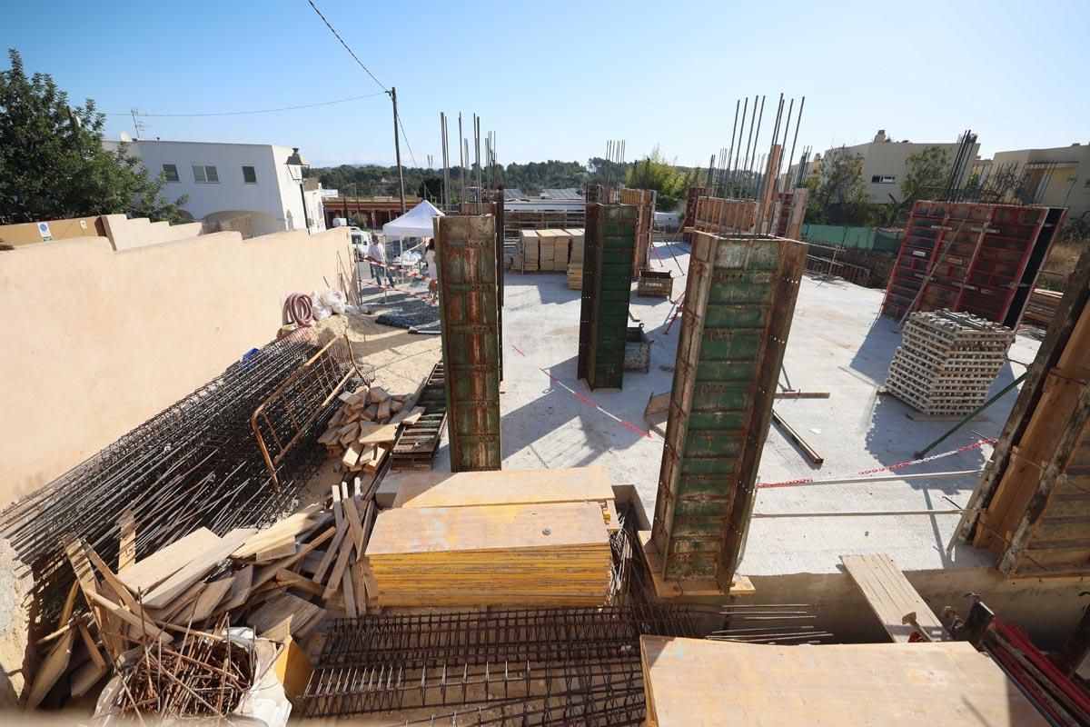 Galería: visita a las obras de la nueva escoleta de Sant Rafel