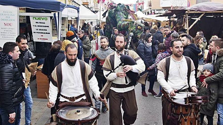 Al migdia havia una gran afluència de públic a l&#039;espai on va tenir lloc la fira