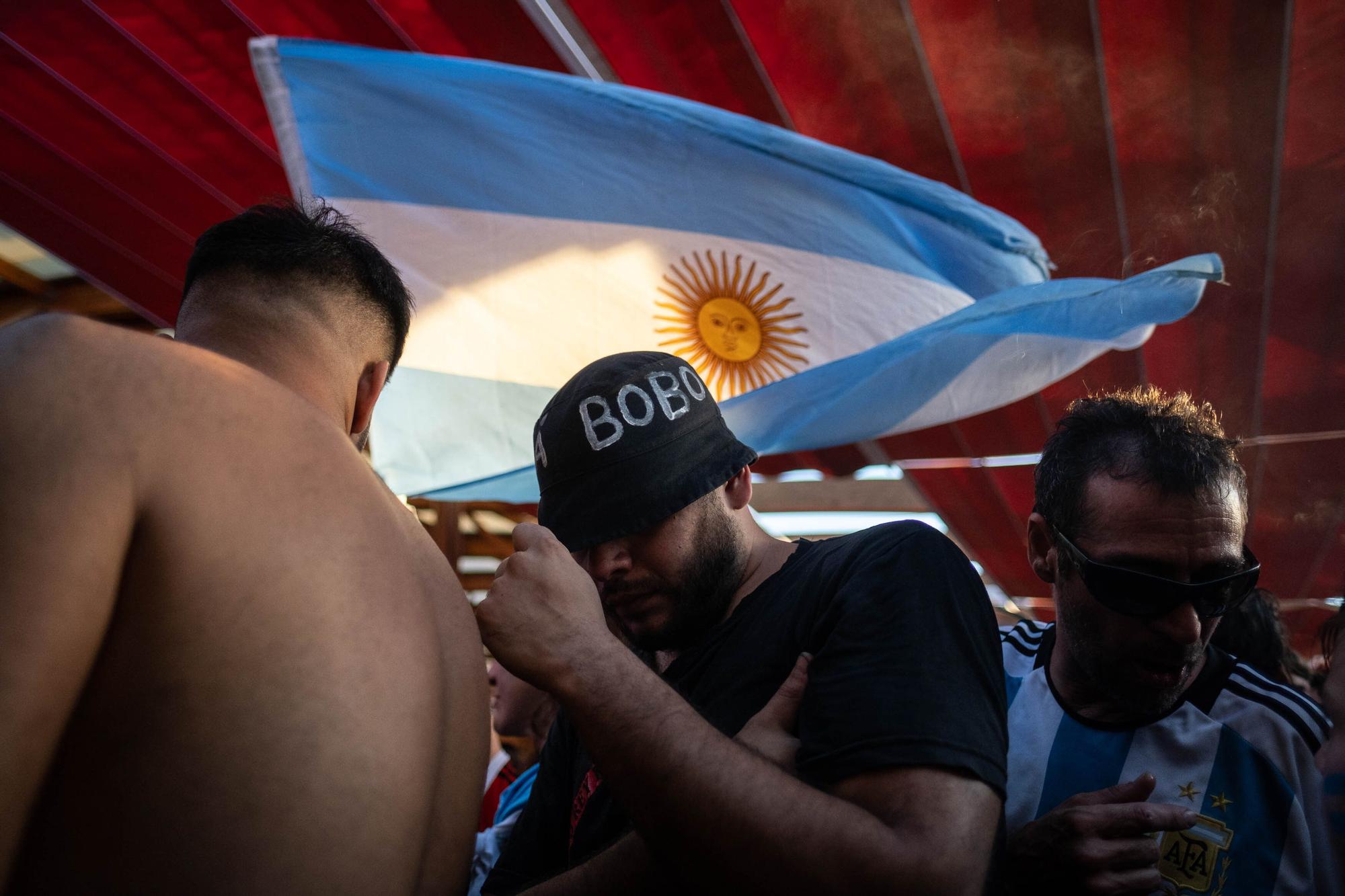 Celebración del Mundial de los argentinos afincados en Tenerife