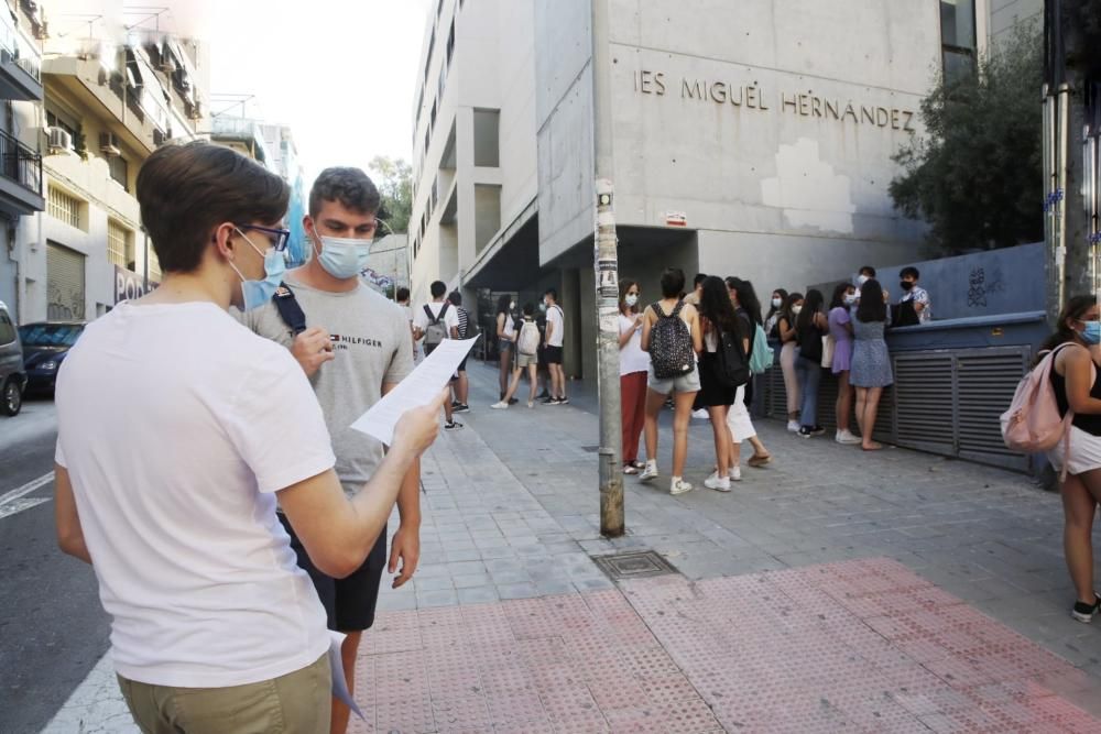 Arranca la PAU con más alumnos de su historia marcada por el coronavirus