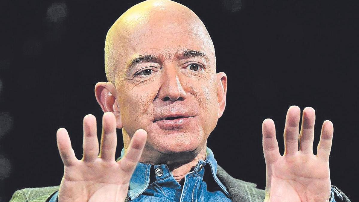 El fundador y CEO de Amazon, Jeff Bezos, durante un acto en Nevada.