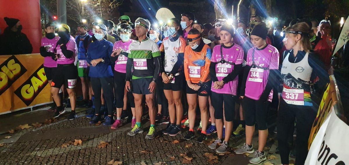 Salida de la carrera en Valença.