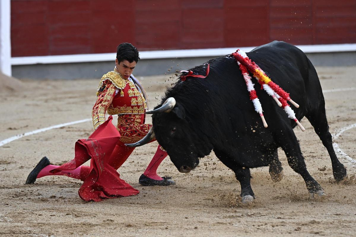 Marco Pérez, pese a su esfuerzo, se chocó con la dura realidad de Las Ventas.