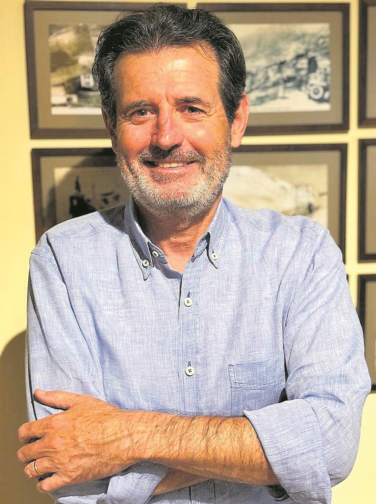 José Císcar, retratado la semana pasada en los Pirineos.