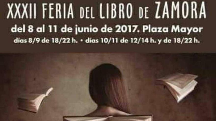 El cartel anunciador de la inminente Feria del Libro de Zamora.