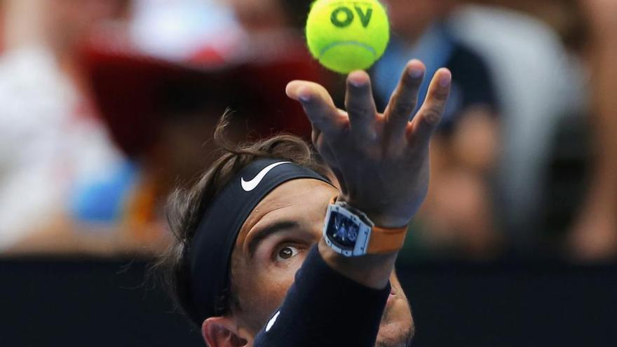 Debut de Rafa Nadal en el Open de Australia