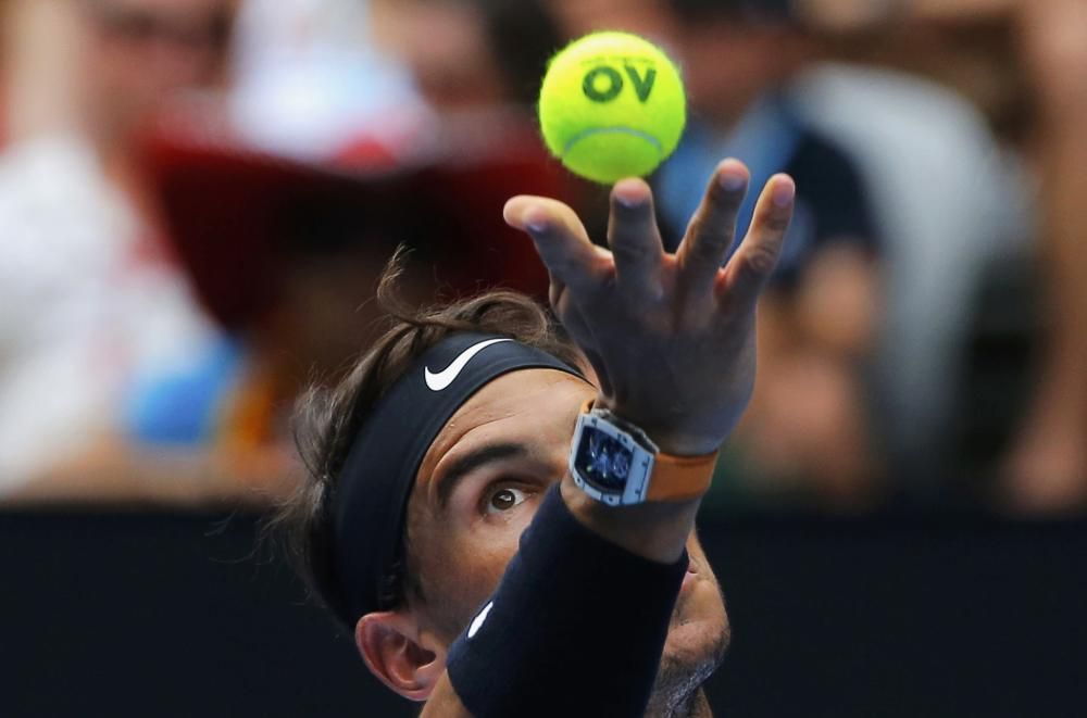 Debut de Rafa Nadal en el Open de Australia