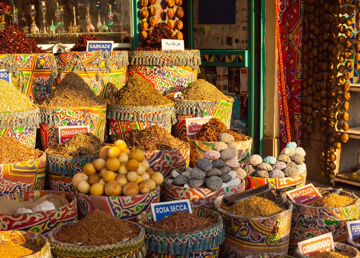 Cada puesto o tienda ofrece productos de diferentes calidades