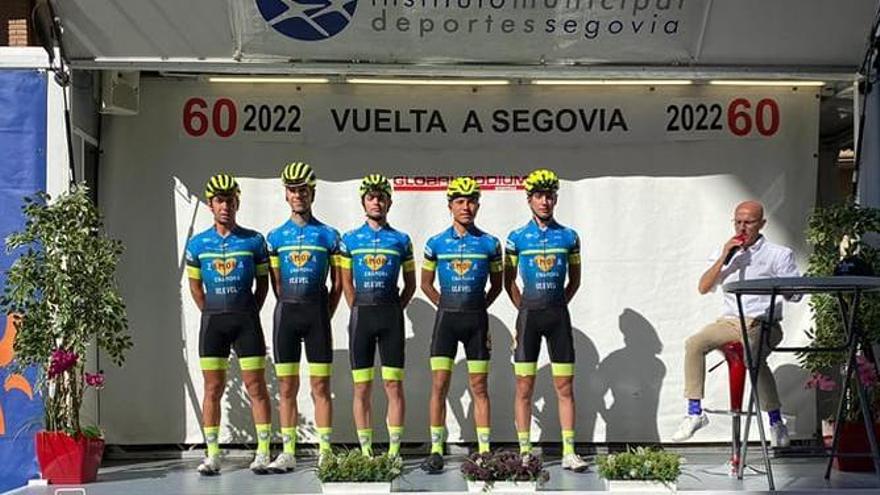 Buen test para el Globalia en Segovia antes de la Vuelta Ciclista a Zamora