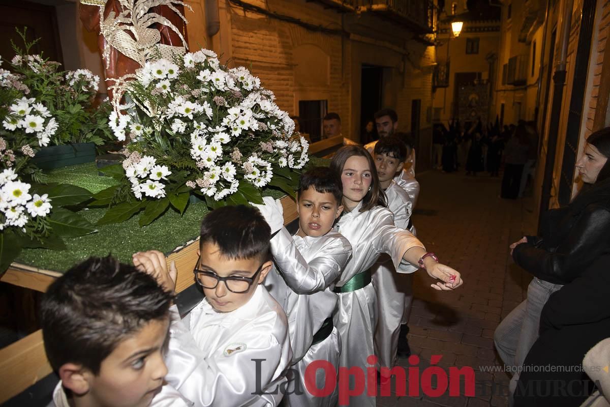 Los niños toman las calles de Caravaca en la procesión de Lunes Santo